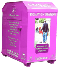 Big Brothers Big Sisters Donation Station